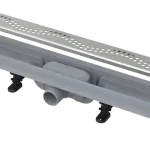 Alcaplast APZ8/Simple műanyag zuhanyfolyóka fém hullám ráccsal (950 mm)Alcaplast Legnépszerűbb