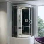 Sanimix 100x100 hidromasszázs gőzkabin mély zuhanytálcával 22.56.5/3Sanimix Végkiárusítás