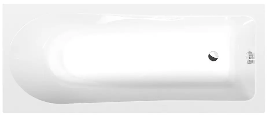 Sapho POLYSAN LISA 170x70 cm egyenes kád, fehér 87111Polysan Gyors szállítás