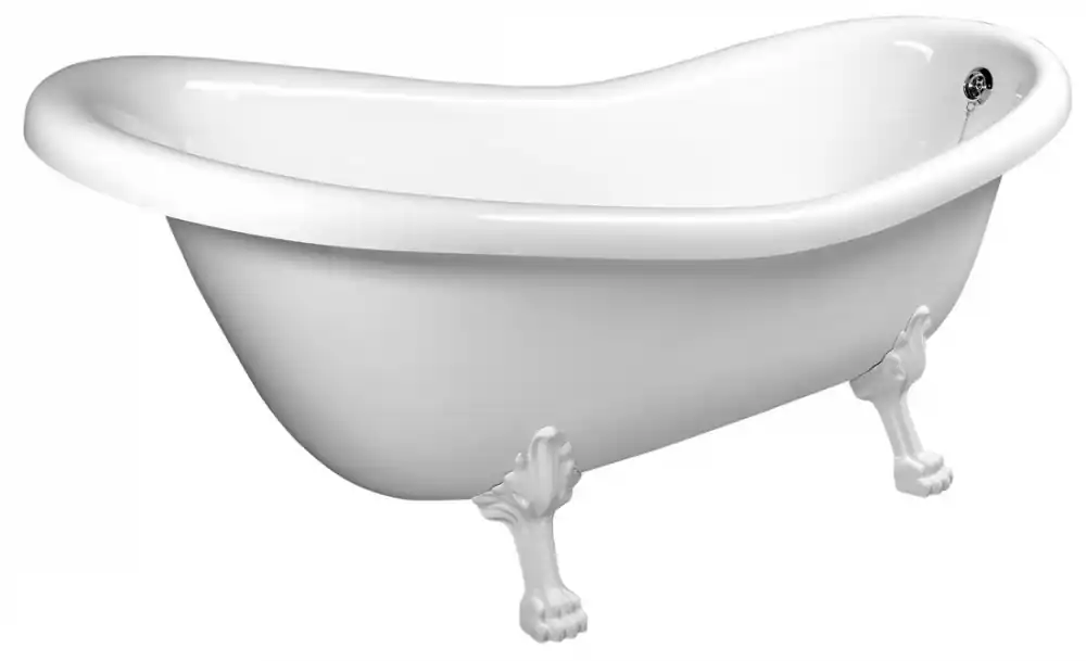 Sapho POLYSAN RECTIME 160x76 cm szabadonálló kád fehér lábbal, fehér 37112Polysan Olcsó