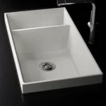 Bestseller Marmorin Olwin I 1 medencés gránit mosogató gyümölcsmosóval (metál fekete)Marmorin