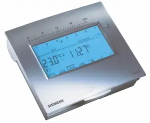 Siemens REV200S ezüst öntanuló érintőképernyős szobatermosztátSiemens Alacsony ár