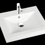 Marmorin Moira Bis 70/80 öntött márvány mosdó (fehér, 70x50x14,5 cm)Marmorin Legkelendőbb
