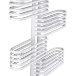 Radeco AREZ A3/Z 100 design törölközőszárítós csőradiátor (1100 W, fehér, 870x865 mm)Radeco Outlet