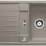 BLANCO LEXA 45S Silgranit mosogató dugókiemelővel (antracit, #514660)Blanco Árcsökkenés