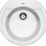Vásárlói kedvenc BLANCO RONDOVAL 45 Silgranit mosogató dugókiemelő nélkül fehér 515671Blanco