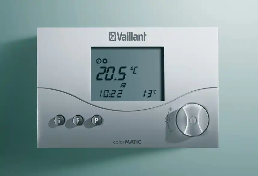 Újdonság Vaillant calorMATIC 340f heti programozású, vezeték nélküli digitális szobatermosztátVaillant