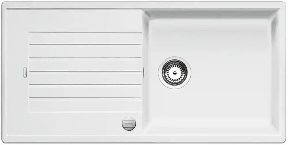 Alacsony ár BLANCO ZIA XL 6S Silgranit mosogató dugókiemelővel, fehér 517561 (K)Blanco