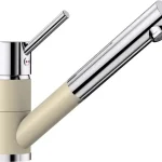Kiárusítás BLANCO ANTAS-S Silgranit/króm kihúzhatófejes csaptelep pezsgő 515352Blanco