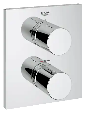 Grohe Grohtherm 3000 Cosmopolitan 19568 000 falsík alatti termosztátos zuhanycsaptelep külső rész (19568000)Grohe Bestseller