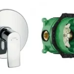 Hansgrohe Metris 31685000 falsík alatti zuhany csaptelep külső rész + Ibox Universal alaptest 01800180Hansgrohe Kiárusítás