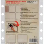Legkelendőbb Aqualine mágneses csempeajtó 30x30 cm (MD300x300)Aqualine