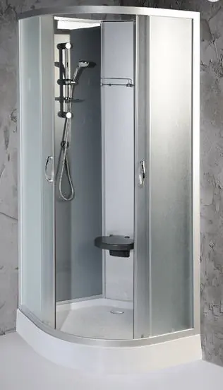 Aqualine ADRIANA 90x90x210cm negyedköríves zuhanybox (E97)Aqualine Árengedmény