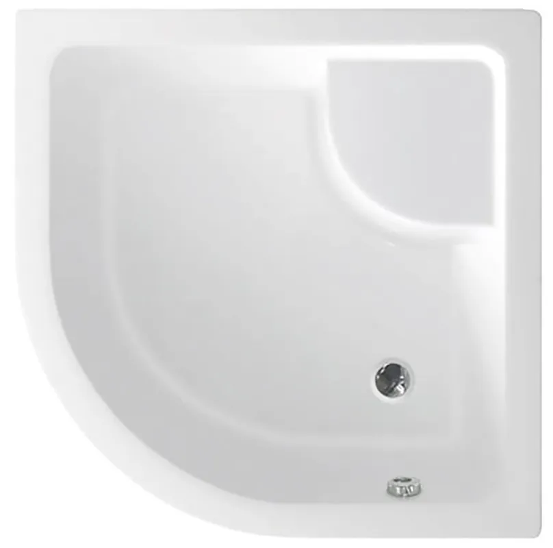 Sapho AQUALINE 80x80 cm íves mély zuhanytálca, fehér C83Aqualine Végkiárusítás
