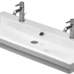 Biztonságos fizetés Duravit 2nd floor 120x50,5 cm mosdó 2 csaplyukkal 0491120024Duravit