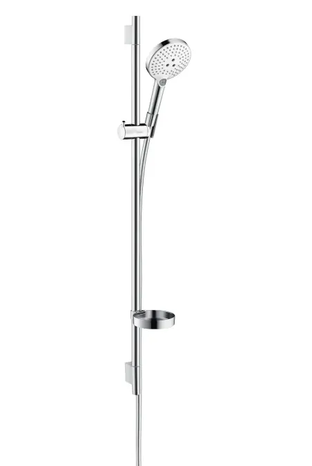 Ajánlat Hansgrohe Raindance Select S 120/Unica‘S Puro fehér/króm zuhanyszett EcoSmart 9 l/perc, 0,90 m 26633 400 (26633400)Hansgrohe