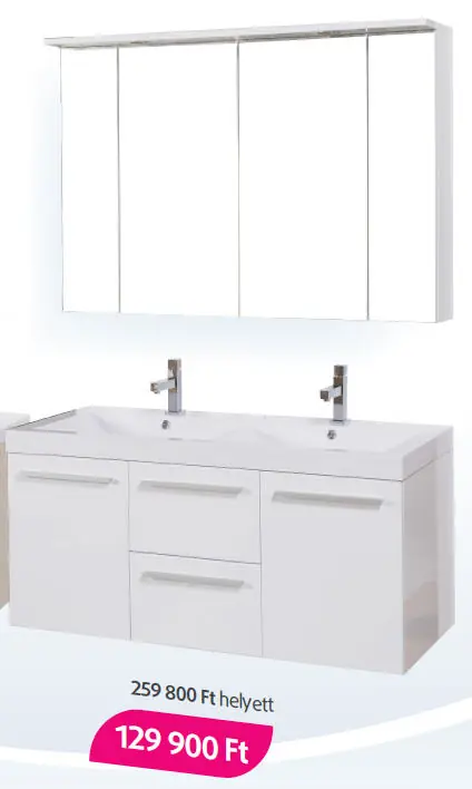 Bestseller Tboss Főnix 120 fürdőszoba bútor (pezsgőfa)Tboss