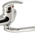 Aqualine KASIOPEA Fali csaptelep, mosogató/mosdó, bekötés 150 mm, ECO-STOP (1107-12)Aqualine Szuper ajánlat
