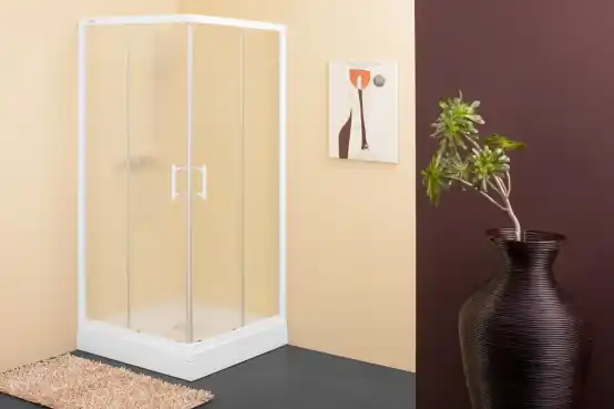 Újdonság Kolpa-San Q-Line TKK 90x90 szögletes zuhanykabin Trin zuhanytálcávalKolpa-San
