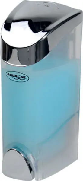Újdonság Aqualine Szappanadagoló 200 ml, 6,5x16x8,2 cm, króm (1319-71)Aqualine