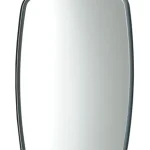 Sapho FLOAT tükör LED világítással, fehér kerettel, íves oldallal (50x70 cm, #22573)Sapho Ajánlat