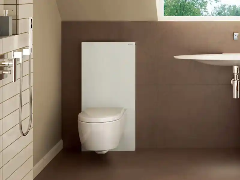 Nézd meg most Geberit Monolith WC-modul fehér üveggel fali wc-hez 131.021.SI.1Geberit