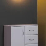 Azonnal elérhető Tboss Bianka A60F fürdőszobai szekrény fiókkal (körte)Tboss