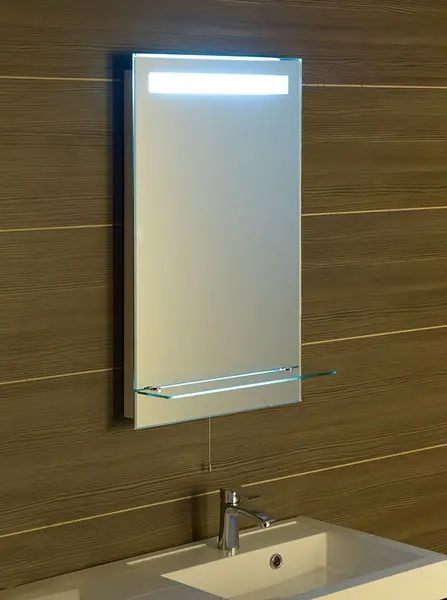 Vedd meg online Aqualine Hátulról világító tükör polccal 50x80 cm (ATH12)Aqualine