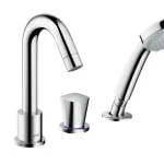 Hansgrohe Logis 4-lyukú peremre szerelhető kádcsaptelep 71314 000 (71314000)Hansgrohe Vedd meg most