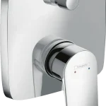 Hansgrohe Metris egykaros, falsík alatti kádcsaptelep színkészlet beépített biztonsági kombinációval 31451 000 (31451000)Hansgrohe Biztonságos vásárlás