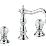 Bugnatese Arcadia 8312KCR Álló 3 üléses mosdó csaptelep swarovski fogantyúval CR / KRÓMBugnatese Népszerű