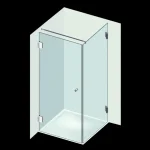Utolsó esély Varioglass Globus 201 90x100 cm-es Zuhanykabin (90x100x200 cm, zöld üveg)Varioglass