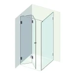 Varioglass Globus 207 90x90 cm-es Zuhanykabin (90x90x200 cm, zöld üveg)Varioglass Árengedmény