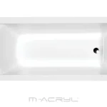 Bestseller M-Acryl Fresh 180x80 egyenes kád kádlábbal (12123)M-Acryl