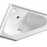 Azonnal elérhető Sapho AQUALINE ZERO 41x41 cm sarokmosdó, fehér 1601-40Aqualine