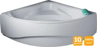 Újdonság Hopa Olsen-Spa Siena 135x135 sarokkád kádlábbal előlaposHopa
