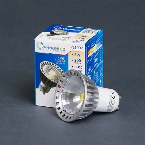 Pannonled GU10 SPOT 3Watt COBLED DW 240 Lm (napfényfehér) (1002)Pannonled Expressz kézbesítés