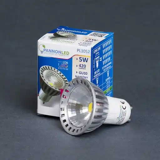 Pannonled GU10 SPOT 5Watt COBLED DW 420 Lm (napfényfehér) (1052)Pannonled Csak ma