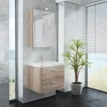 Végkiárusítás Tboss Torino 65 fürdőszobabútor komplett szett (venge, #pipere tükörrel)Tboss