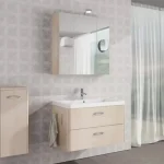Újdonság Tboss Torino 85 fürdőszobabútor komplett szett (venge, #pipere tükörrel)Tboss