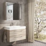 Tboss Icon 90 fürdőszobabútor komplett szett (magasfényű fehér, #pipere tükörrel)Tboss Expressz kézbesítés