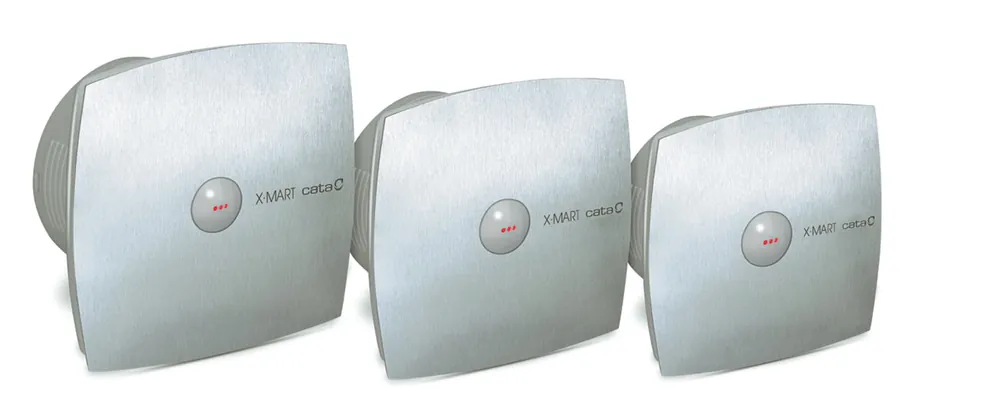 Akció Cata X-MART 10 MATIC H páraérzékelős, inox fürdőszobai axiál ventilátor 01047000Cata