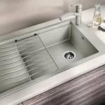 Biztonságos fizetés BLANCO ELON XL 8S Silgranit mosogató szűrőkosárral (pezsgő, #520499)Blanco