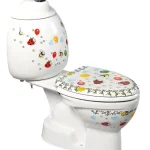 Nézd meg most Sapho KID gyermek kombi WC tartállyal, hátsó kifolyású, színes mintával (CK311.400.0F)Sapho