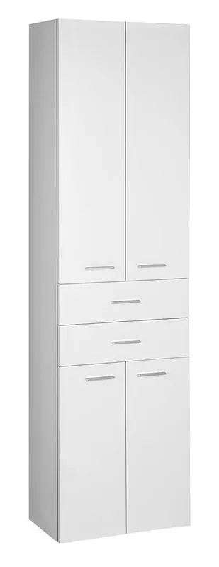 Aqualine Zoja állószekrény fiókkal, 50x184x29 cm, fehér (51291)Aqualine Azonnal elérhető