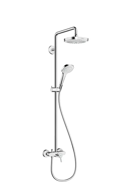 Hansgrohe Croma Select E 180 2jet showerpipe egykaros csapteleppel fehér/króm 27258400 (K)Hansgrohe Vásárlói kedvenc
