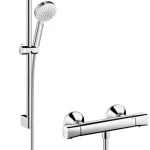 Hansgrohe Ecostat Combi 0,65m Crometta 100 Vario kézizuhannyal fehér/króm 27030 400 (27030400)Hansgrohe Szuper akció