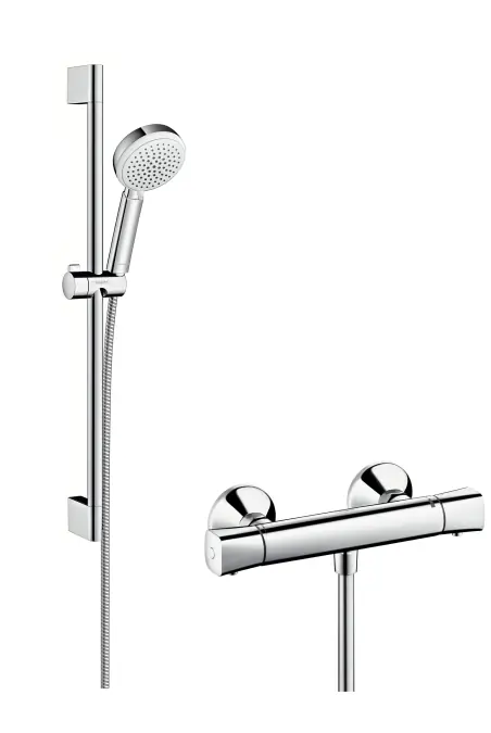 Hansgrohe Ecostat Combi 0,65m Crometta 100 Vario kézizuhannyal fehér/króm 27030 400 (27030400)Hansgrohe Szuper akció