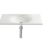 Árengedmény Roca Kalahari 80x49 cm-es fali vagy bútorra ültethető mosdó, csaplyuk nélkül A327878000Roca