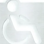 Azonnali szállítás Sapho HP wc mozgáskorlátozott tábla matt inox (111022025) XP043Sapho